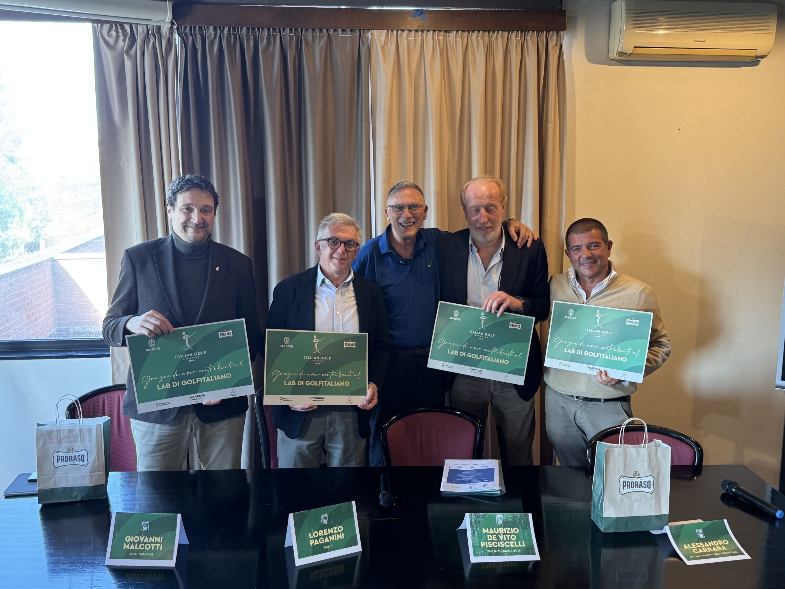 Riconoscimenti 2026 ITALIAN GOLF AWARDS